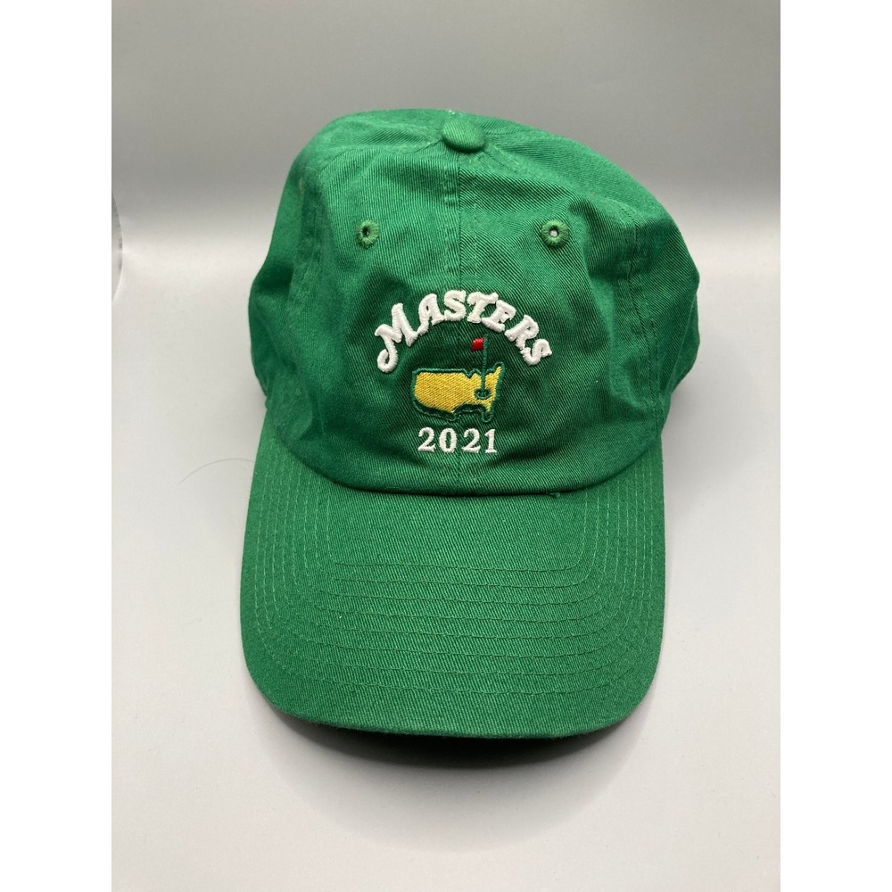 Masters 2021 Golf Hat American Needle Men's Adjustable Green Dad Cap